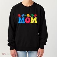 Mom Master Builder Building Bricks Blocks Family Set Parents Gift Women's Sweatshirt thumb 0