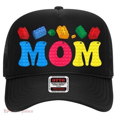 Mom Master Builder Building Bricks Blocks Family Set Parents Gift Hat