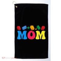 Mom Master Builder Building Bricks Blocks Family Set Parents Gift Golf Towel thumb 0
