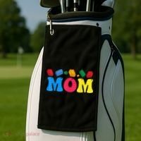 Mom Master Builder Building Bricks Blocks Family Set Parents Gift Golf Towel thumb 2
