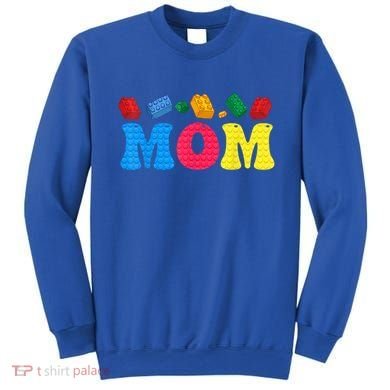 Mom Master Builder Building Bricks Blocks Family Set Parents Gift Sweatshirt