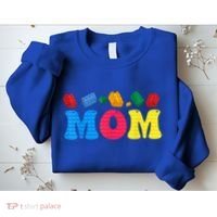 Mom Master Builder Building Bricks Blocks Family Set Parents Gift Sweatshirt thumb 2