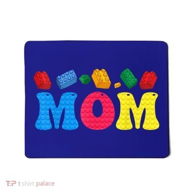 Mom Master Builder Building Bricks Blocks Family Set Parents Gift Mousepad