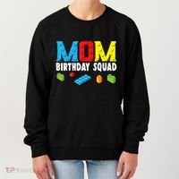 Mom Master Builder Building Bricks Blocks Mom Birthday Squad Gift Women's Sweatshirt thumb 0