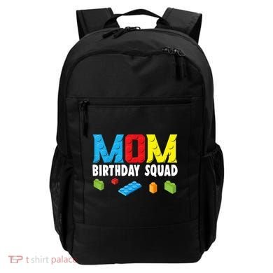 Mom Master Builder Building Bricks Blocks Mom Birthday Squad Gift Backpack