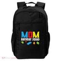 Mom Master Builder Building Bricks Blocks Mom Birthday Squad Gift Backpack thumb 0