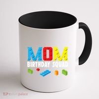 Mom Master Builder Building Bricks Blocks Mom Birthday Squad Gift Coffee Mug thumb 1