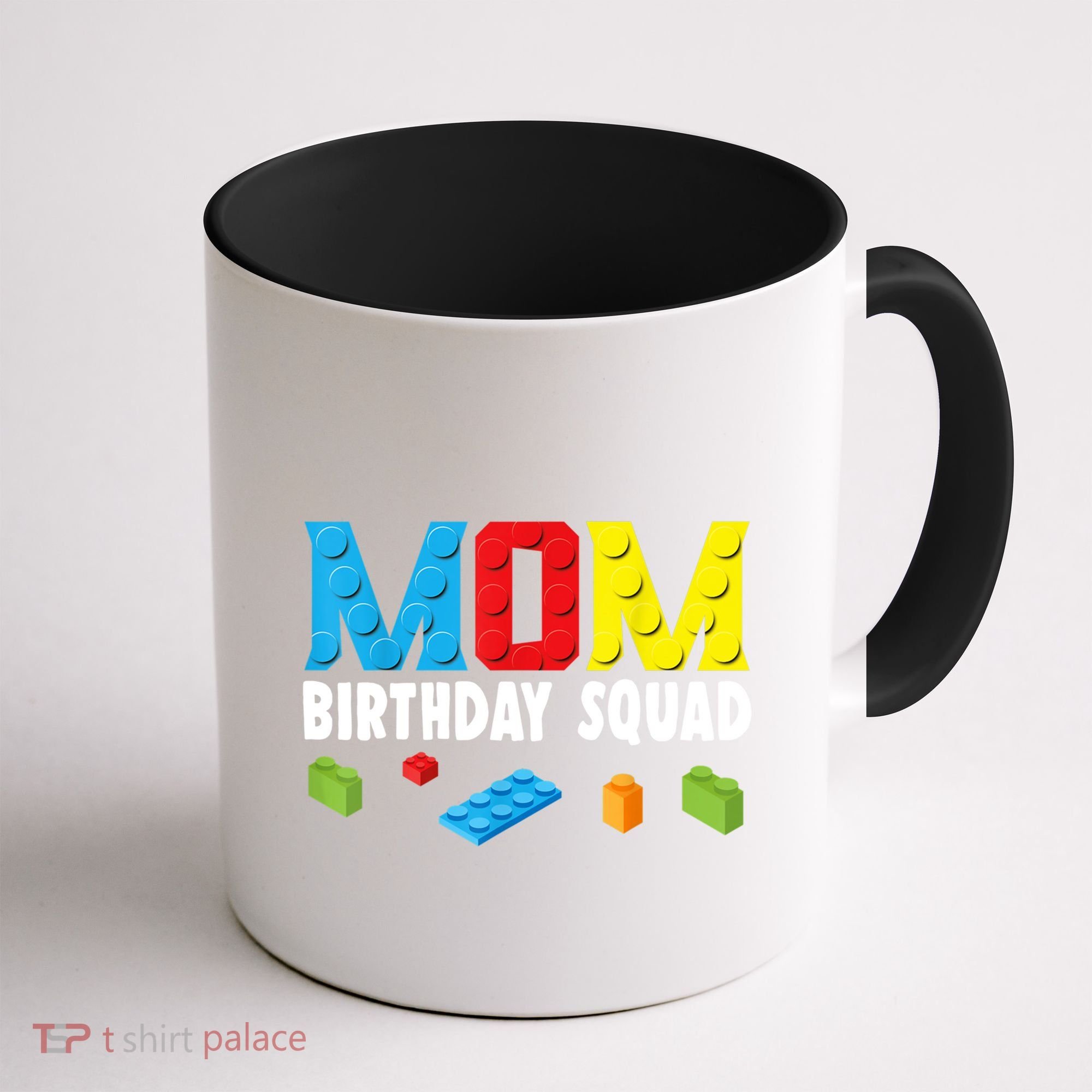 Mom Master Builder Building Bricks Blocks Mom Birthday Squad Gift Coffee Mug