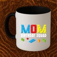 Mom Master Builder Building Bricks Blocks Mom Birthday Squad Gift Coffee Mug thumb 2