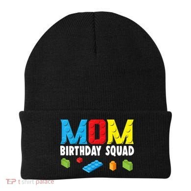 Mom Master Builder Building Bricks Blocks Mom Birthday Squad Gift Beanie