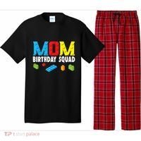 Mom Master Builder Building Bricks Blocks Mom Birthday Squad Gift Pajama Set thumb 0