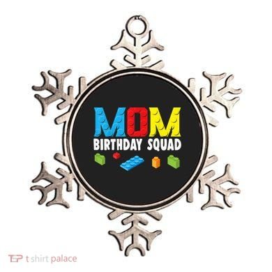 Mom Master Builder Building Bricks Blocks Mom Birthday Squad Gift Ornament