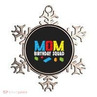 Mom Master Builder Building Bricks Blocks Mom Birthday Squad Gift Ornament thumb 0