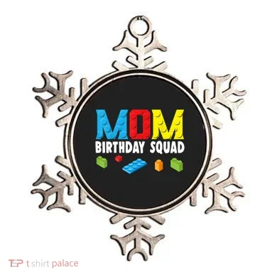 Mom Master Builder Building Bricks Blocks Mom Birthday Squad Gift Ornament
