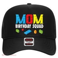 Mom Master Builder Building Bricks Blocks Mom Birthday Squad Gift Hat thumb 0