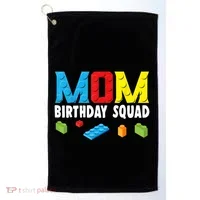 Mom Master Builder Building Bricks Blocks Mom Birthday Squad Gift Golf Towel thumb 0