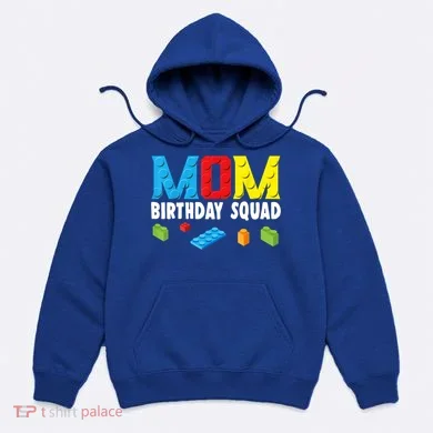 Mom Master Builder Building Bricks Blocks Mom Birthday Squad Gift Hoodie