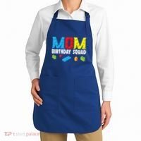Mom Master Builder Building Bricks Blocks Mom Birthday Squad Gift Apron thumb 2