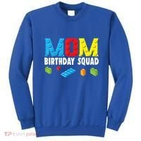 Mom Master Builder Building Bricks Blocks Mom Birthday Squad Gift Sweatshirt thumb 0