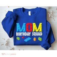 Mom Master Builder Building Bricks Blocks Mom Birthday Squad Gift Sweatshirt thumb 2