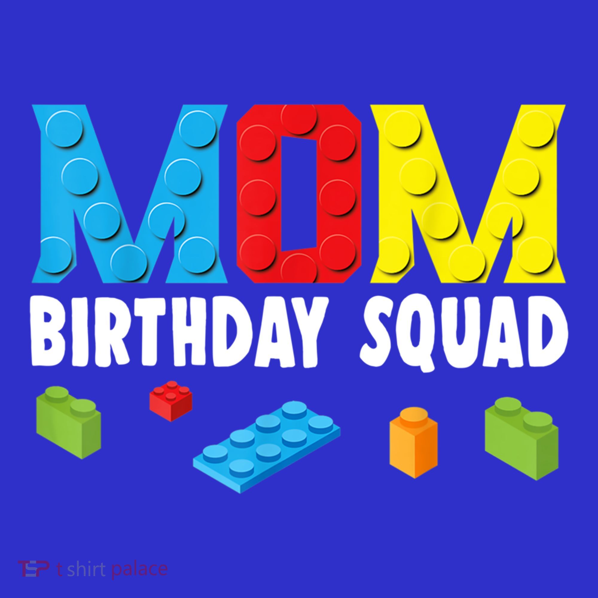 Mom Master Builder Building Bricks Blocks Mom Birthday Squad Gift Coaster