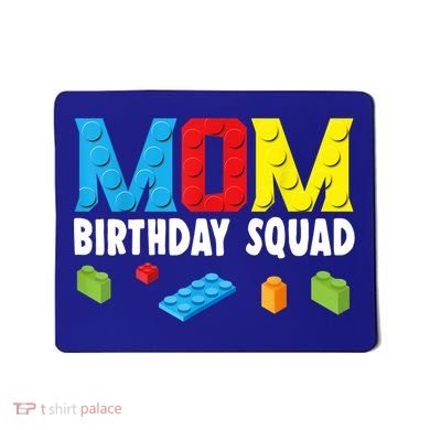 Mom Master Builder Building Bricks Blocks Mom Birthday Squad Gift Mousepad