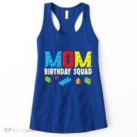 Mom Master Builder Building Bricks Blocks Mom Birthday Squad Gift Women's Tank Top thumb 0