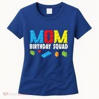 Mom Master Builder Building Bricks Blocks Mom Birthday Squad Gift Women's T-Shirt thumb 0