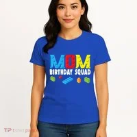 Mom Master Builder Building Bricks Blocks Mom Birthday Squad Gift Women's T-Shirt thumb 4