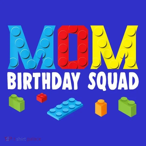 Mom Master Builder Building Bricks Blocks Mom Birthday Squad Gift Women's T-Shirt