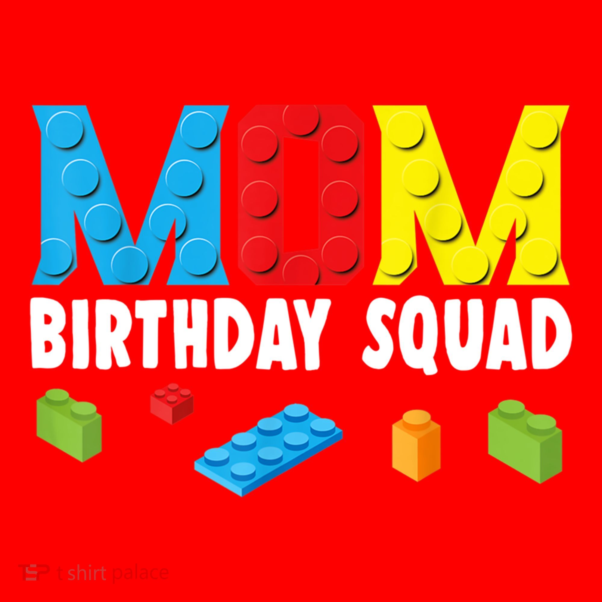 Mom Master Builder Building Bricks Blocks Mom Birthday Squad Gift Santa Hat