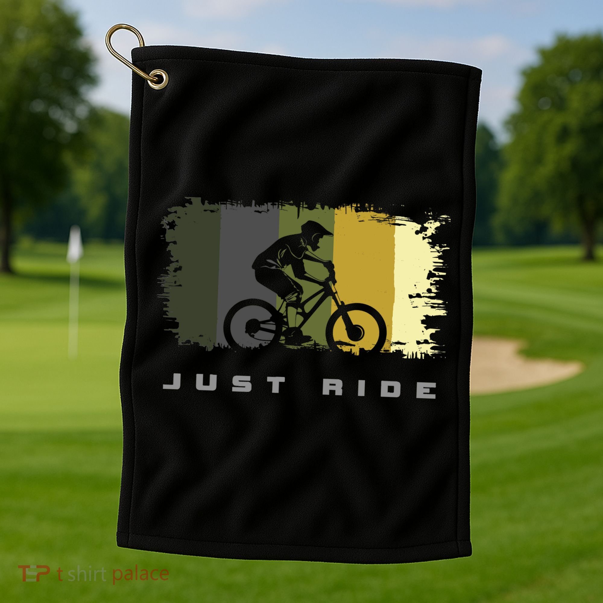 MTB Mountain Bike Golf Towel