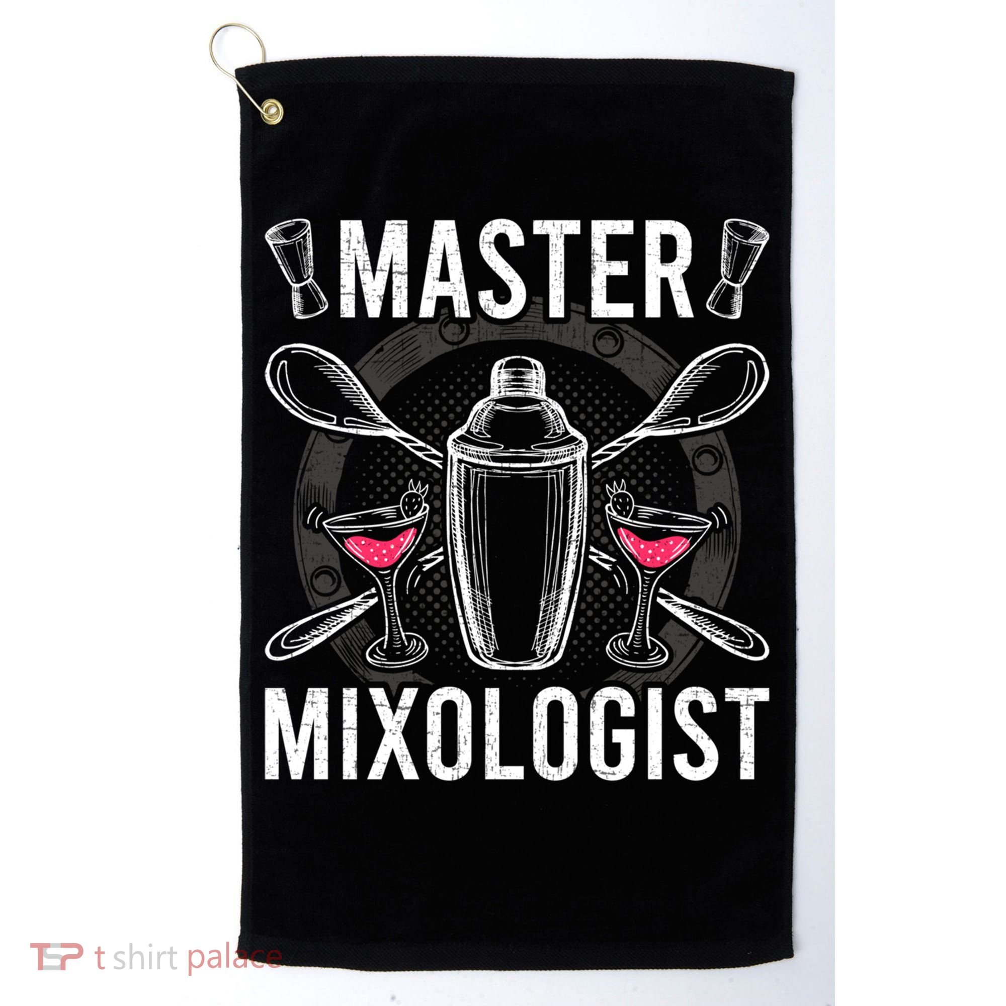 Master Mixologist Bartending Bartender Gift Golf Towel