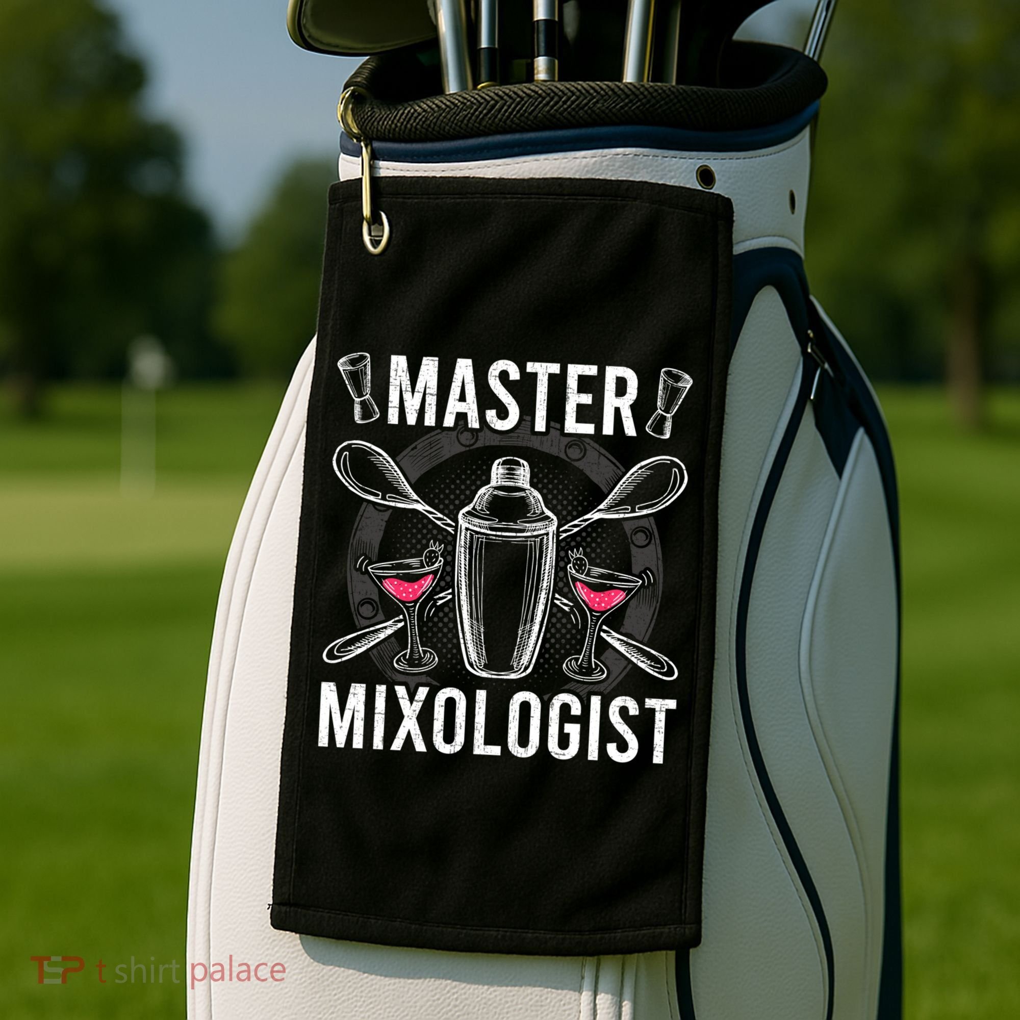 Master Mixologist Bartending Bartender Gift Golf Towel