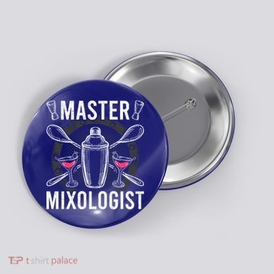Master Mixologist Bartending Bartender Gift Button