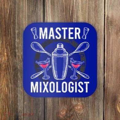 Master Mixologist Bartending Bartender Gift Coaster