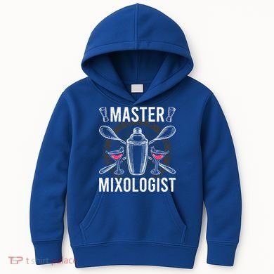 Master Mixologist Bartending Bartender Gift Kids Hoodie