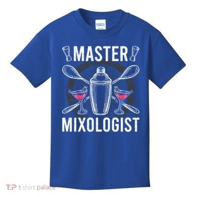 Master Mixologist Bartending Bartender Gift Kids T-Shirt