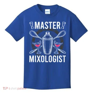 Master Mixologist Bartending Bartender Gift Kids T-Shirt
