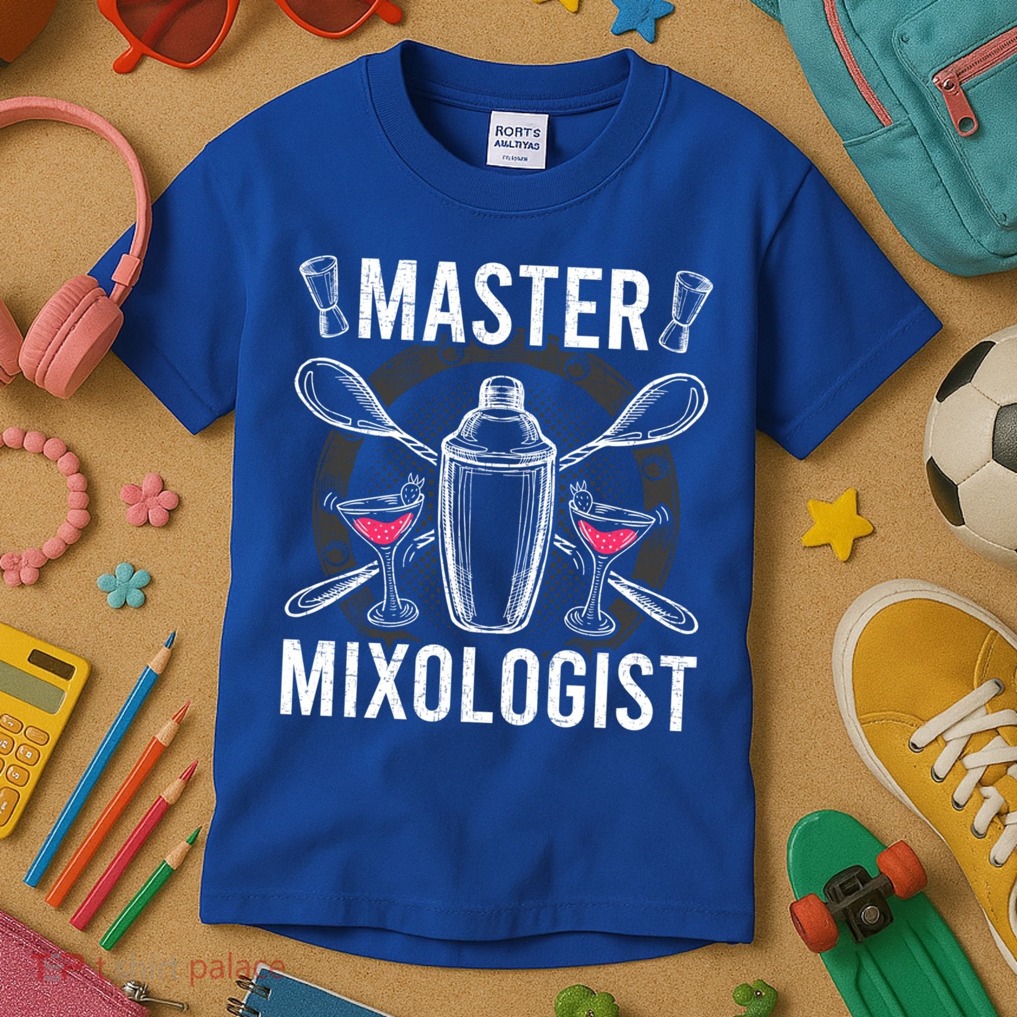 Master Mixologist Bartending Bartender Gift Kids T-Shirt