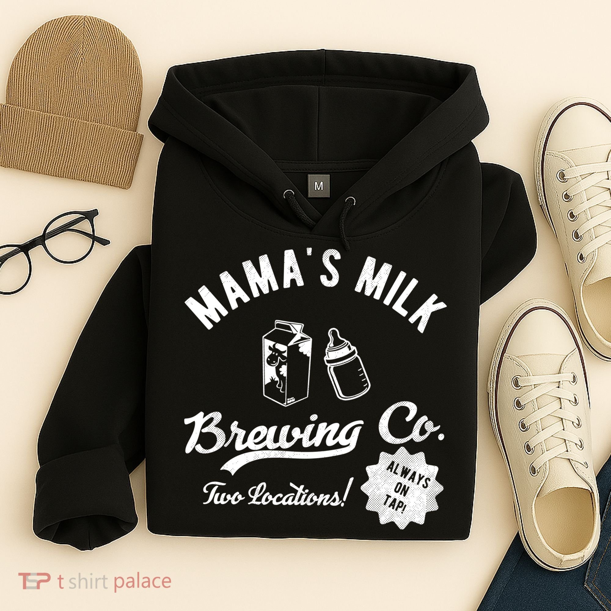 Mamas Milk Brewing Co Funny Cute Hoodie