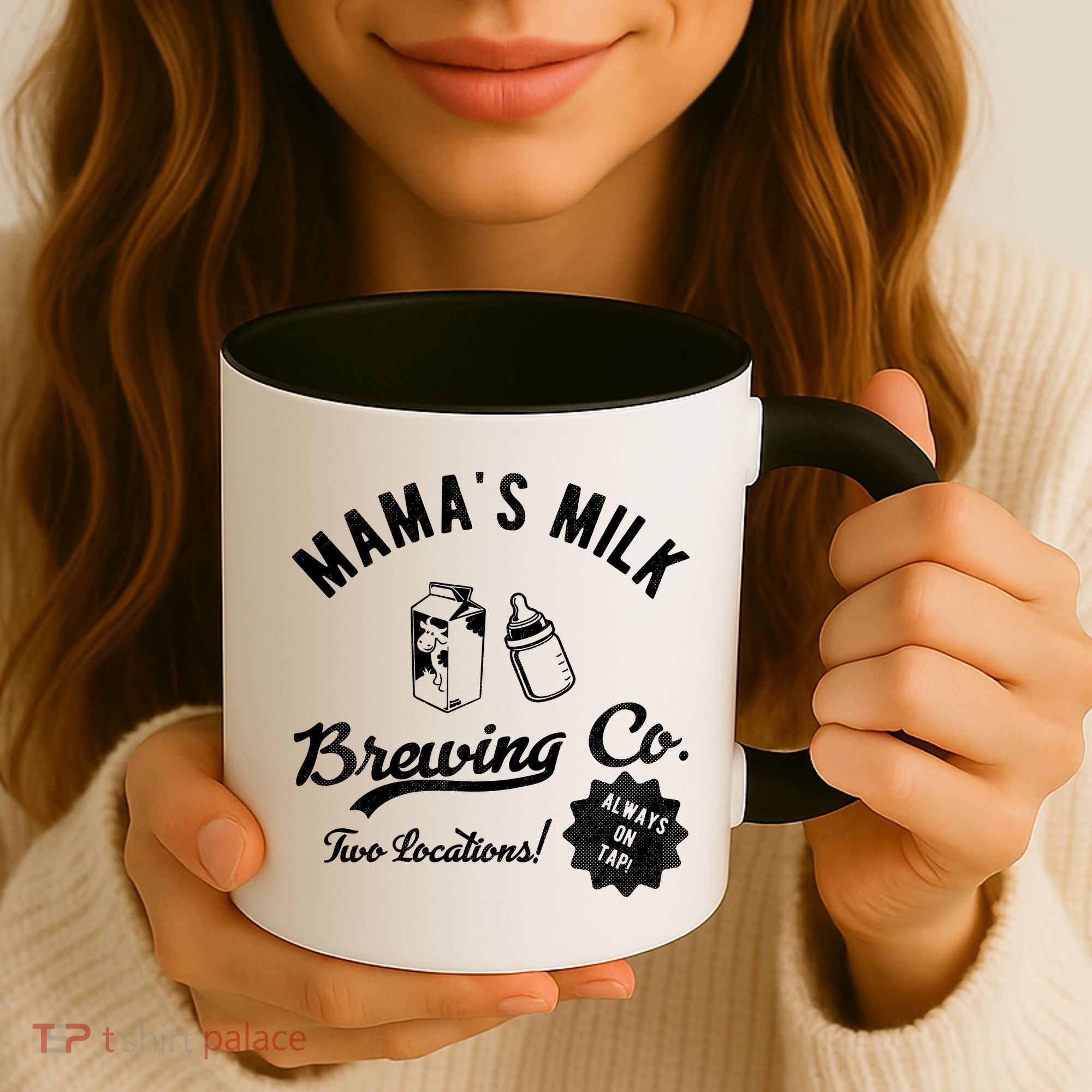 Mamas Milk Brewing Co Funny Cute Coffee Mug