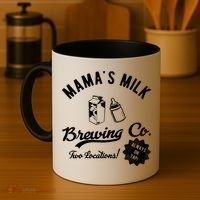 Mamas Milk Brewing Co Funny Cute Coffee Mug thumb 4