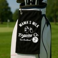 Mamas Milk Brewing Co Funny Cute Golf Towel thumb 2