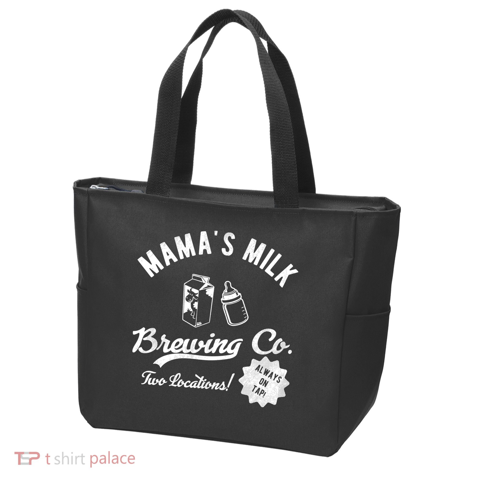 Mamas Milk Brewing Co Funny Cute Tote Bag