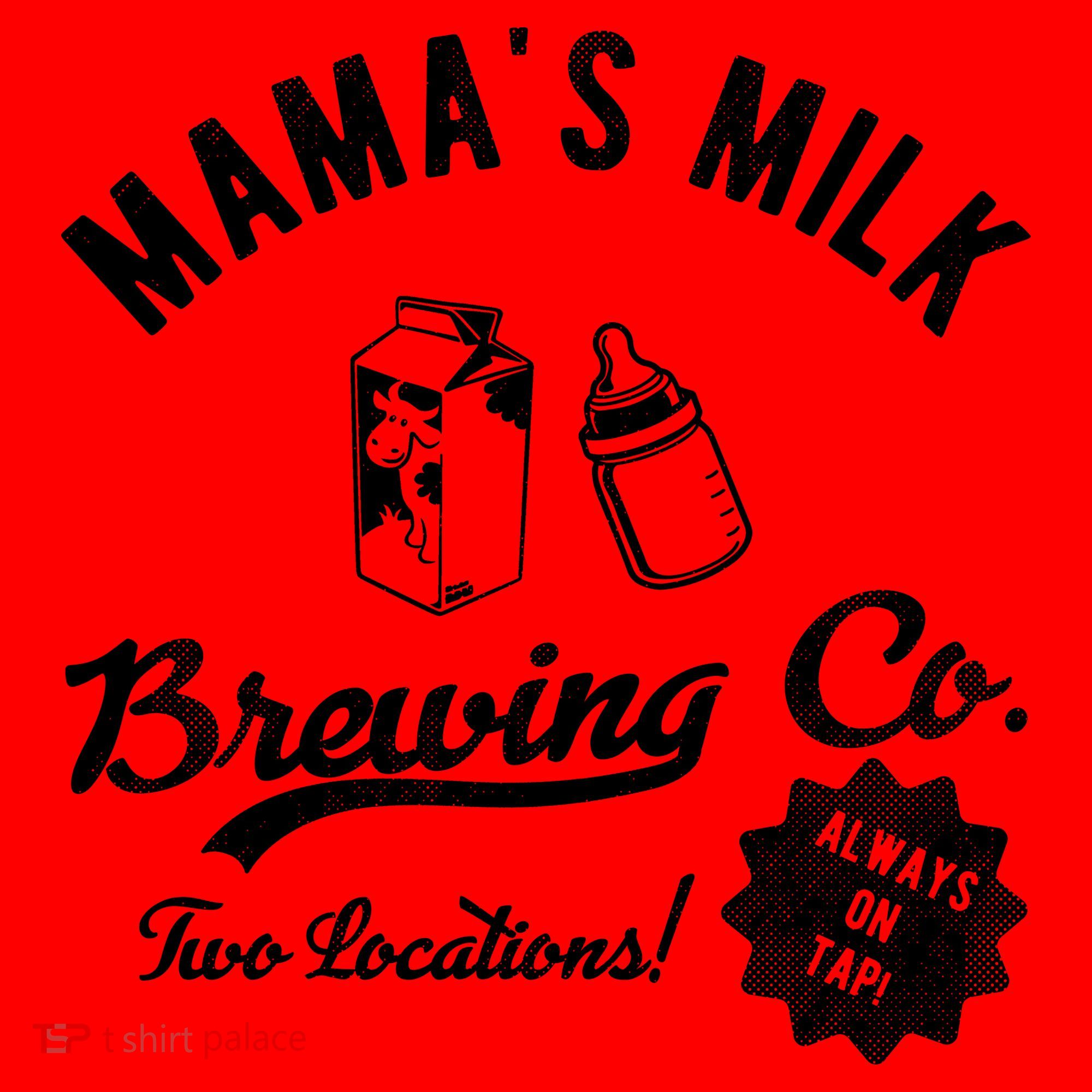 Mamas Milk Brewing Co Funny Cute Santa Hat