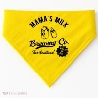 Mamas Milk Brewing Co Funny Cute USA-Made Doggie Bandana thumb 0