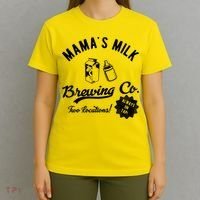 Mamas Milk Brewing Co Funny Cute T-Shirt thumb 4