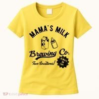 Mamas Milk Brewing Co Funny Cute Women's T-Shirt thumb 0