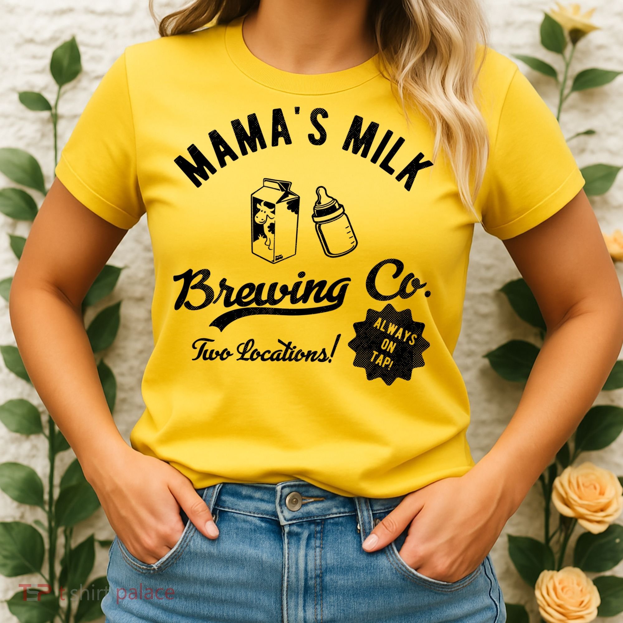 Mamas Milk Brewing Co Funny Cute Women's T-Shirt